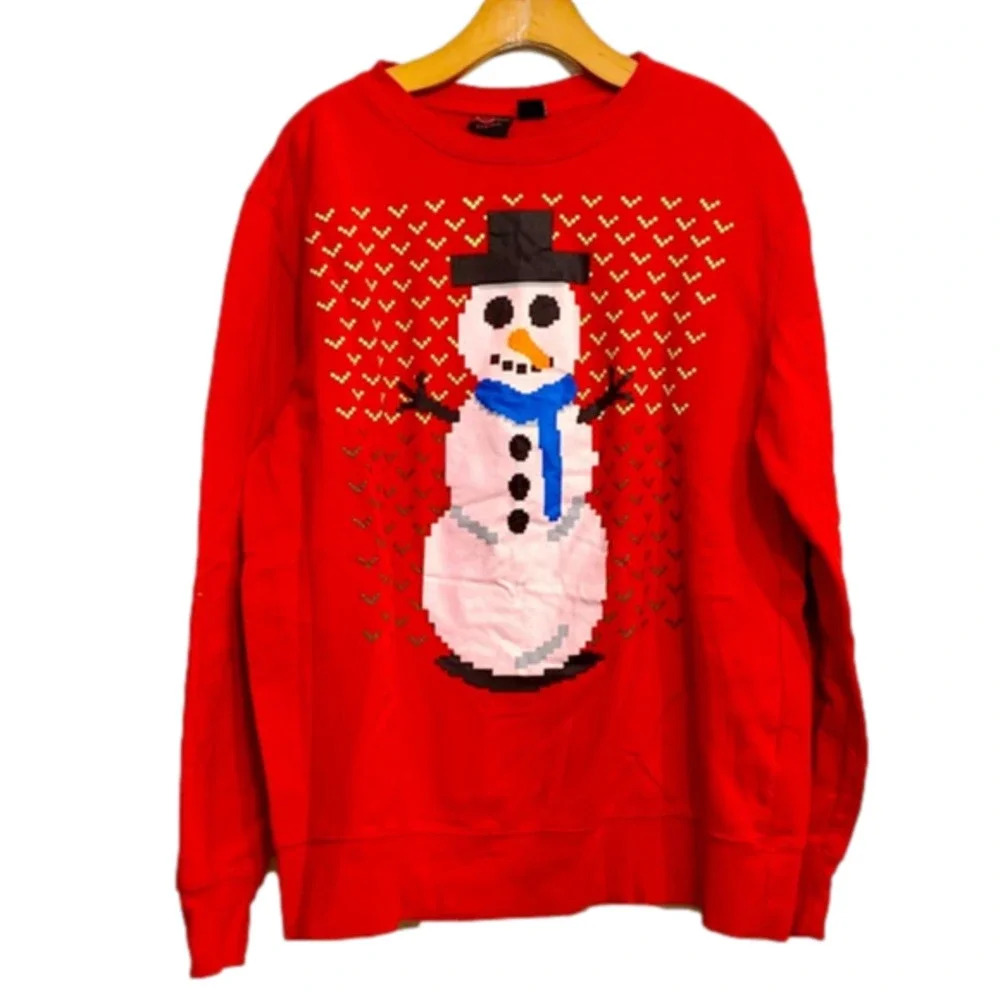 🎄Women’s Ugly Sweater Sweatshirt Snowman